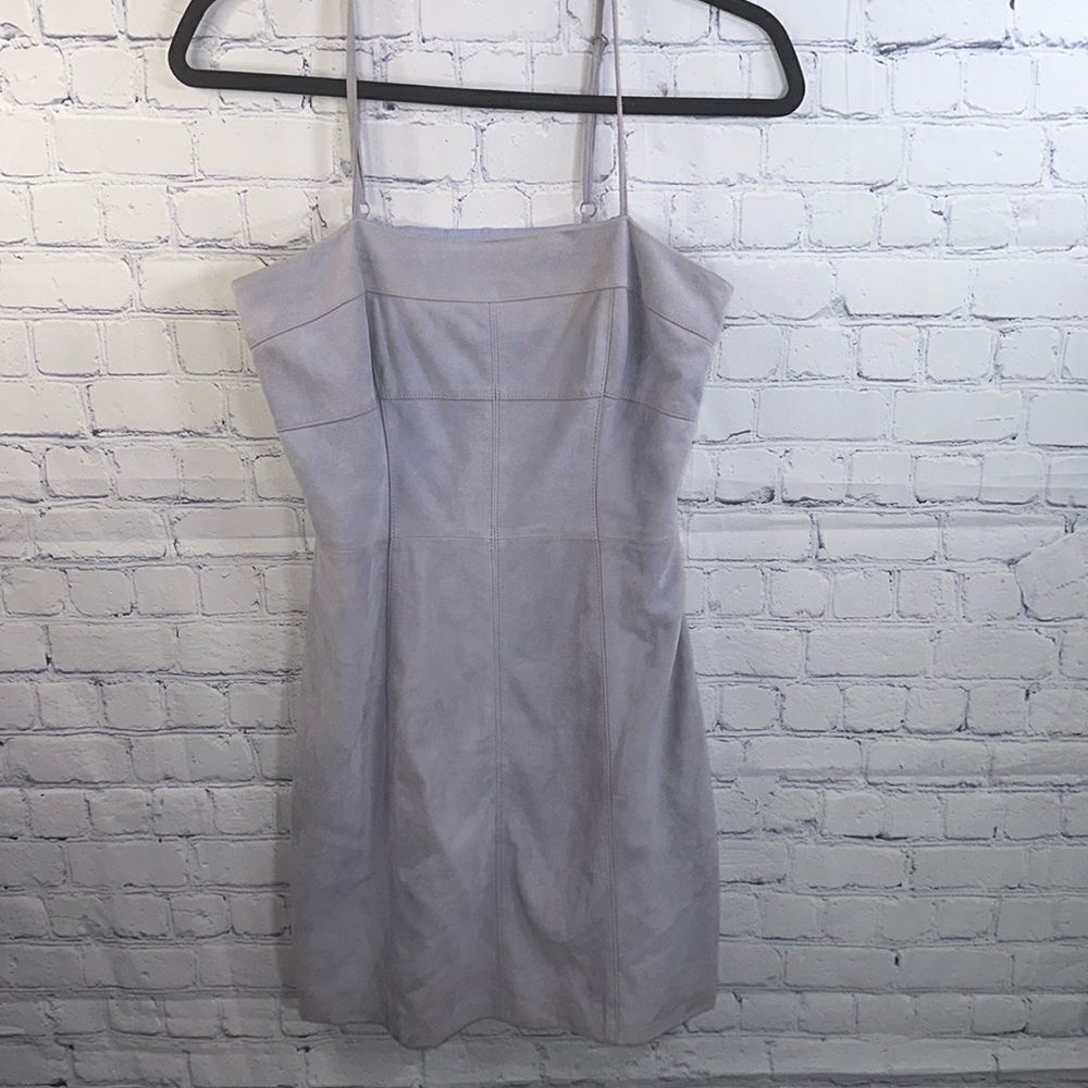 👗 Rosanna Purple Suede Dress from Intermix - Size 2 - New With Tags